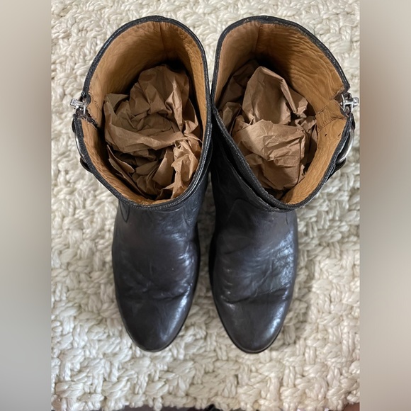 Calleen Cordero Leather Bootie Size 8.5. Boho, Goth, Cowgirl Chic. Gently worn - Picture 9 of 9